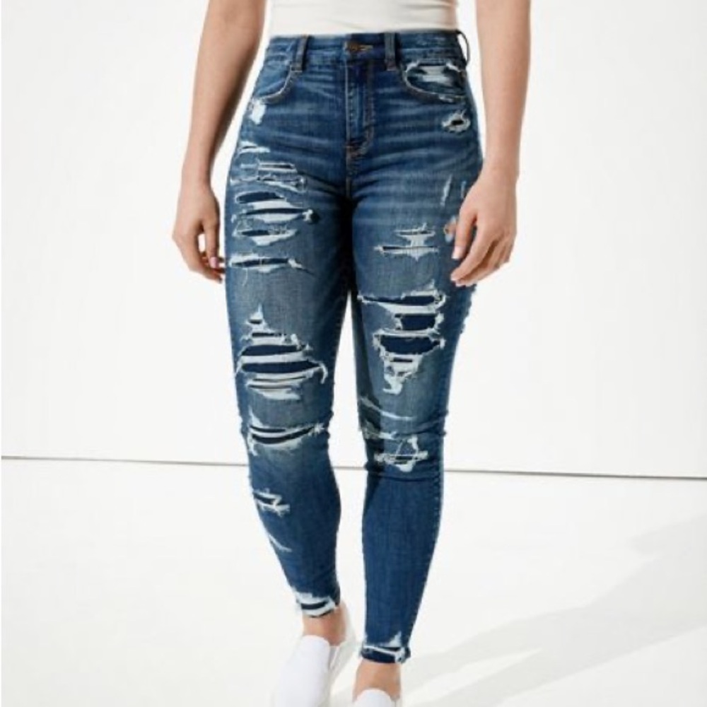 American Eagle curvy high rise jeggings